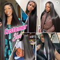 Straight Lace Front Wigs Human Hair