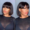 Brazilian Remy Human Hair Bob Wig with Bangs