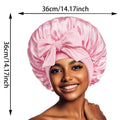 Satin Bonnet With Adjustable Ties For Sleeping