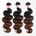 Chestnut Brown Ombre Body Wave Bundles