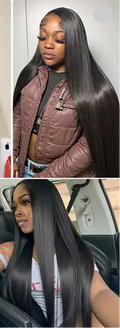 Straight Lace Front Wigs Human Hair