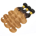 Blonde Ombre Brazilian Body Wave Hair Bundles 8-26 Inch 1/3/4 PCS Bundles (2 colors)
