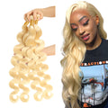 Blonde Body Wave Brazilian Hair Bundles Available in 1, 3, or 4 Bundle Deal