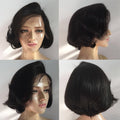 Glue-less Short Lace Front Wigs Bleached Knots