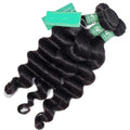 Brazilian Deep Wave Bundles (Natural Color) 3/4 Bundle Packs