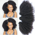 Mongolian Afro Kinky Curly Human Hair Bundles (Natural Color)