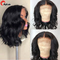 Brazilian Body Wave Bob cut Lace Front Wig, Pre-plucked With Baby Hair