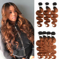Blonde Ombre Brazilian Body Wave Hair Bundles 8-26 Inch 1/3/4 PCS Bundles (2 colors)