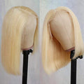 Blonde HD Straight Lace Frontal/Closure Bob Wig With Baby Hair