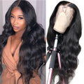 100% Brazilian Body Wave HD Lace Front Pre-plucked Wig (up to 32in)