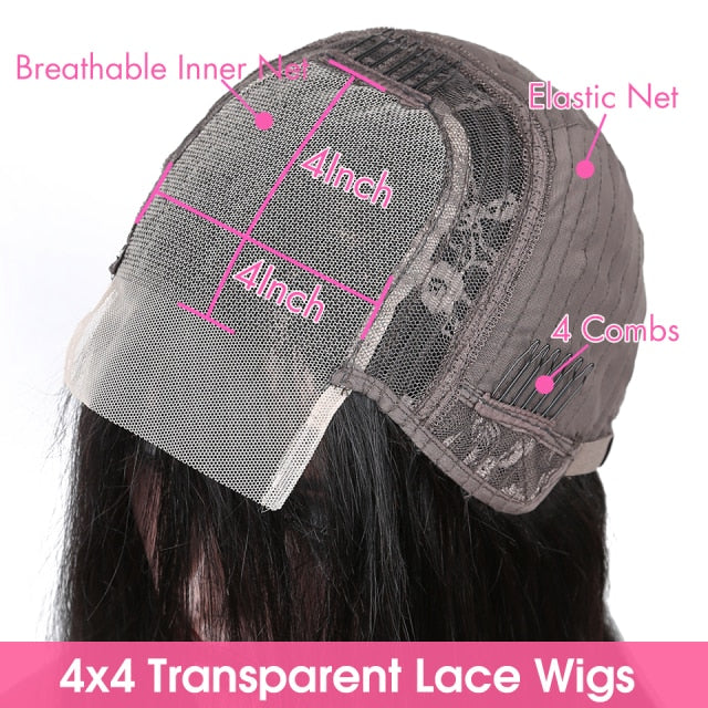 100% Brazilian Body Wave HD Lace Front Pre-plucked Wig (up to 32in)