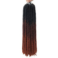 Straight Faux Crochet/Latch Hook Locs 18Inches (5 Ombre Colors)