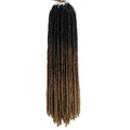Straight Faux Crochet/Latch Hook Locs 18Inches (5 Ombre Colors)