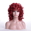 "Helen" Curly Wigs with Bangs