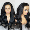Body Wave Lace Front Wig with Bangs Side Part (Various Colors)