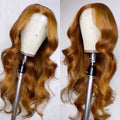 Body Wave Lace Front Wig with Bangs Side Part (Various Colors)