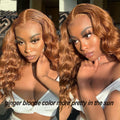 Body Wave Lace Front Wig with Bangs Side Part (Various Colors)