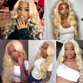 Body Wave Lace Front Wig with Bangs Side Part (Various Colors)