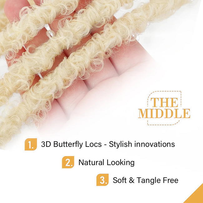 Butterfly Locs Crochet Hair Braids Extensions