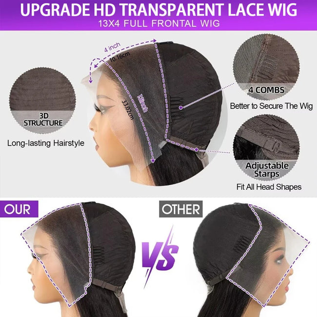 Loose Curly Deep Wave Lace Frontal Wig
