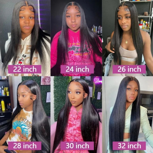 Straight Lace Front Wigs Human Hair