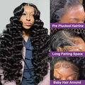 Loose Curly Deep Wave Lace Frontal Wig