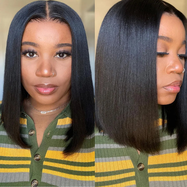 UNice Straight Human Hair Wig