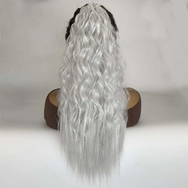 Synthetic Long Wavy Ponytail Hair Extensions