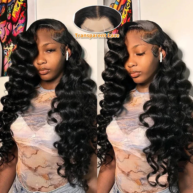 Loose Curly Deep Wave Lace Frontal Wig