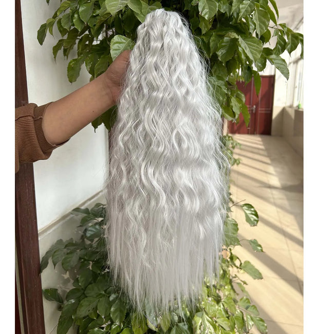 Synthetic Long Wavy Ponytail Hair Extensions