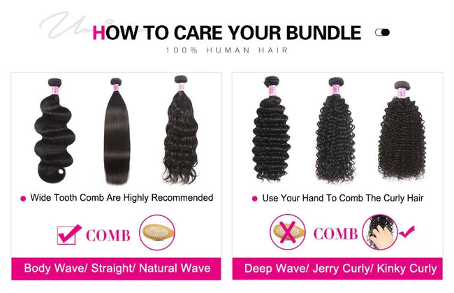 UNice Chestnut Brown Ombre Body Wave Bundles