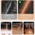 UNice Straight Human Hair Wig