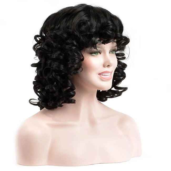 Short African Curly Synthetic Wig