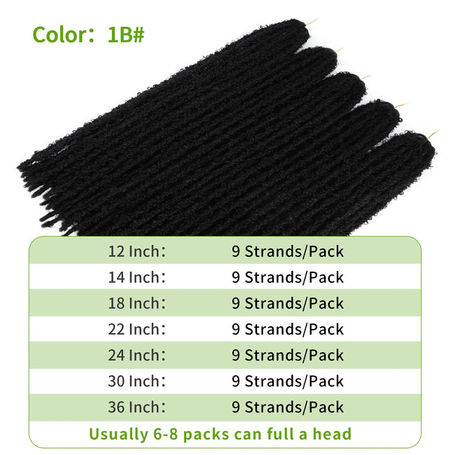 Butterfly Locs Crochet Hair Braids Extensions