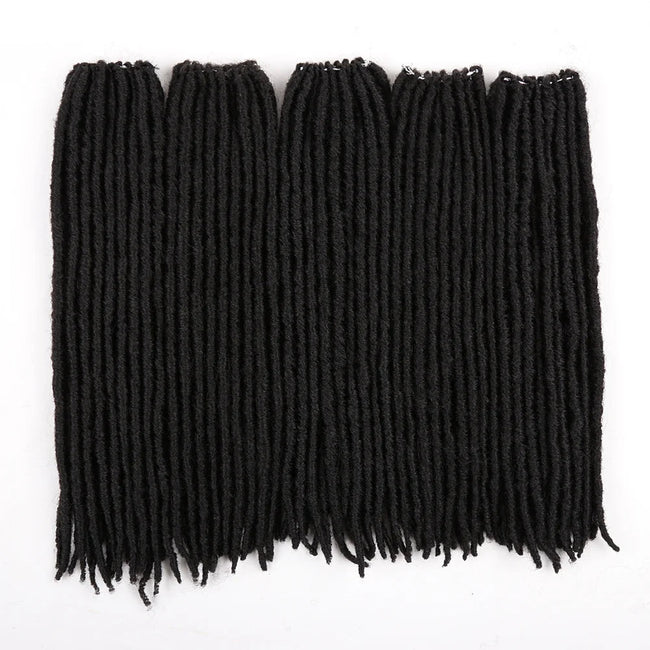 18"Synthetic Faux Locs Crochet Braid
