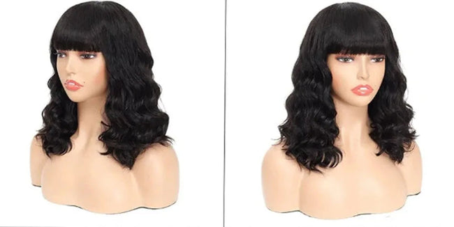 Short Bob Wig with Bangs