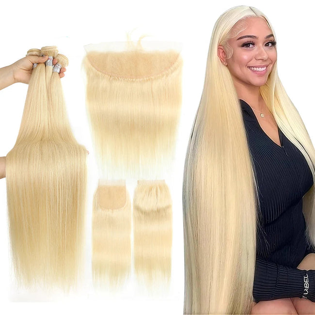 Lace Frontal with Bundles Human Hair