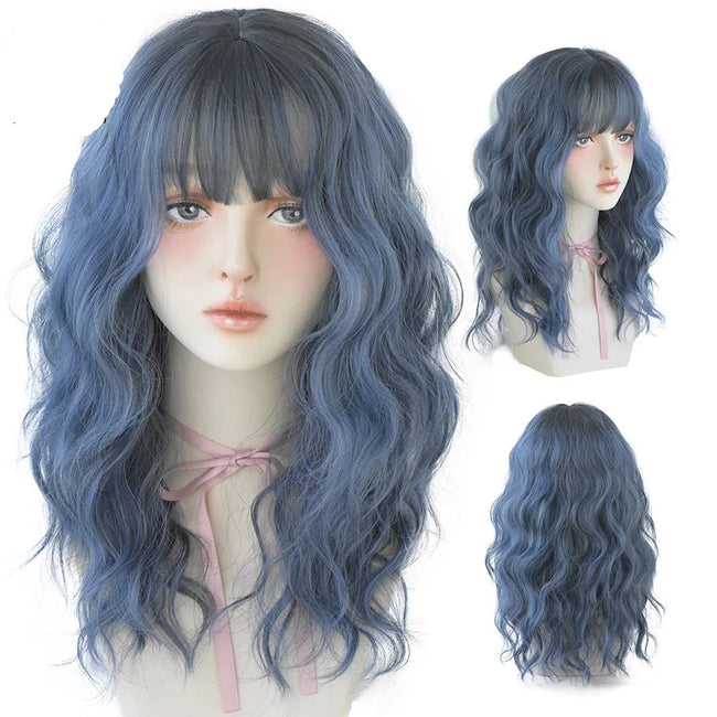 Deep Wave Wig With Bangs