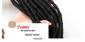 18"Synthetic Faux Locs Crochet Braid