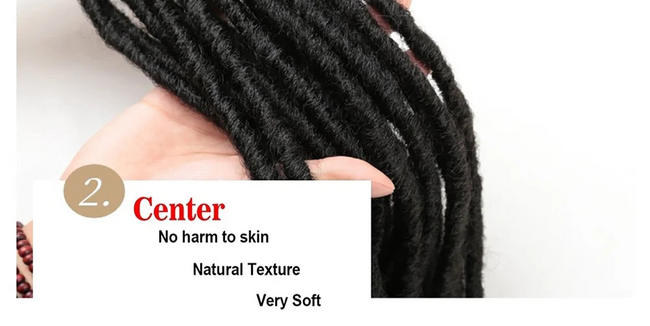 18"Synthetic Faux Locs Crochet Braid