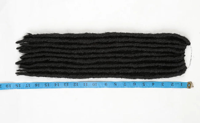 18"Synthetic Faux Locs Crochet Braid