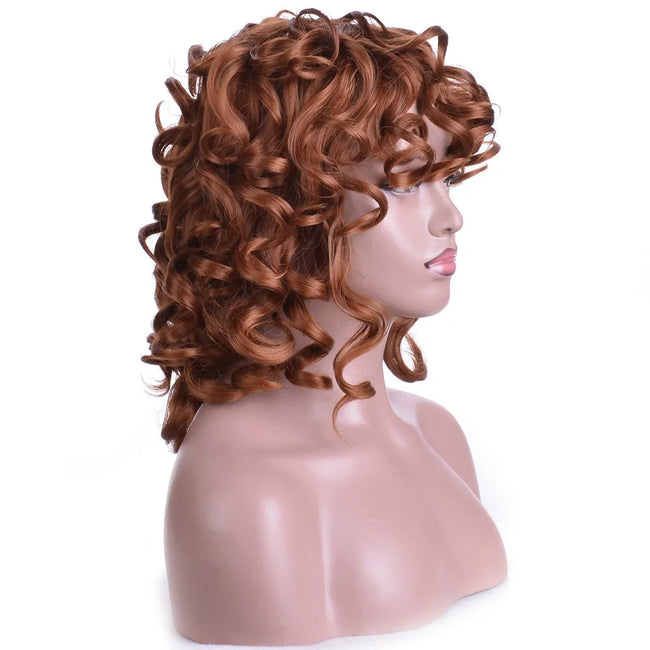 Short African Curly Synthetic Wig