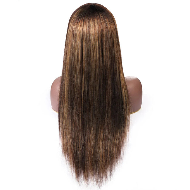 Highlight Wig With Bangs