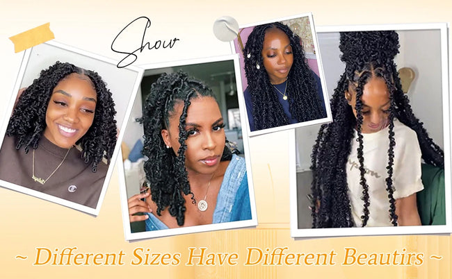 Butterfly Locs Crochet Hair Braids Extensions