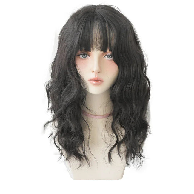 Deep Wave Wig With Bangs