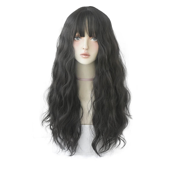 Deep Wave Wig With Bangs