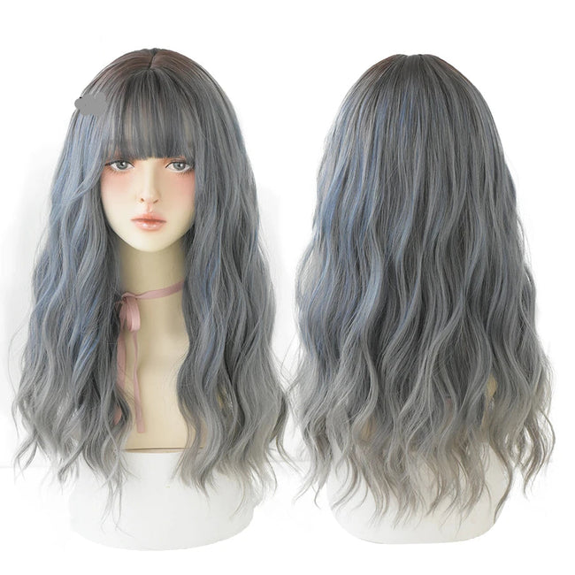 Deep Wave Wig With Bangs