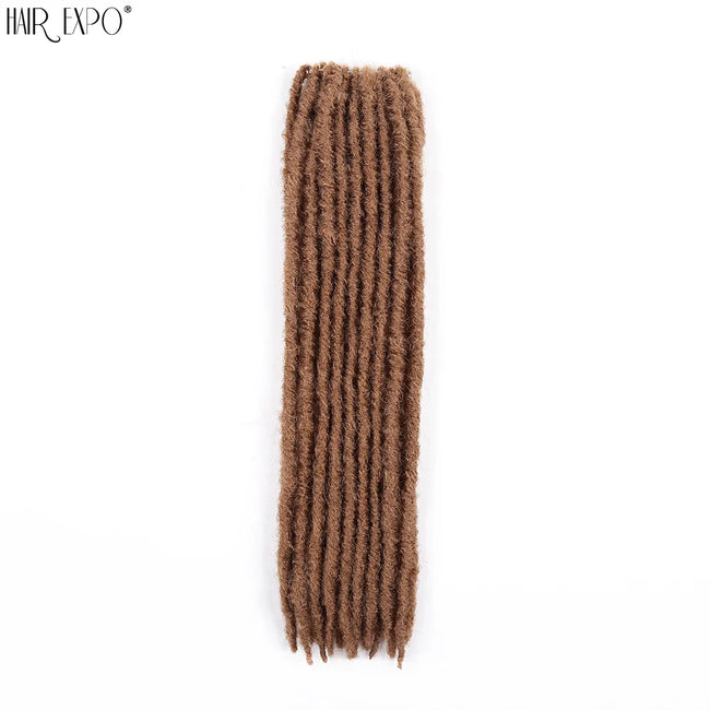18"Synthetic Faux Locs Crochet Braids Hair Extensions