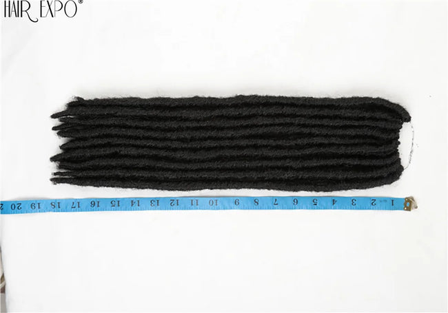 18"Synthetic Faux Locs Crochet Braids Hair Extensions