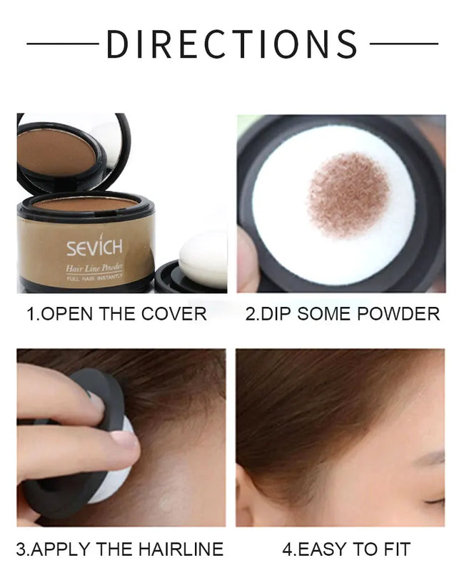 Sevich Hair Line Powder / Black Root Cover Up
